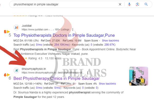 SEO - Physiotherpist in Pimple Saudagar