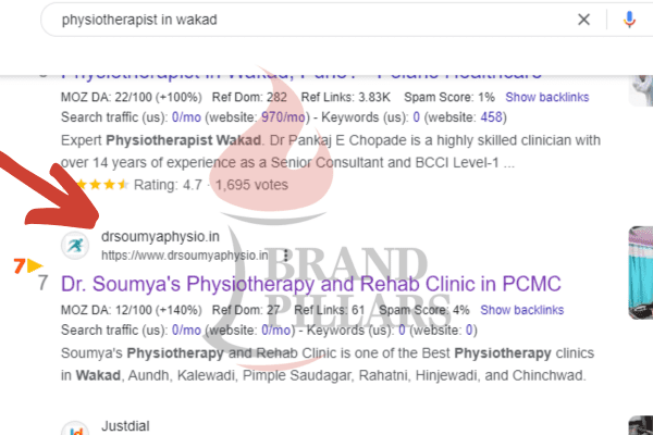 SEO - Physiotherpist in Wakad