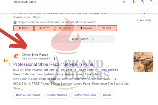 SEO - Shoe Repair in Pune